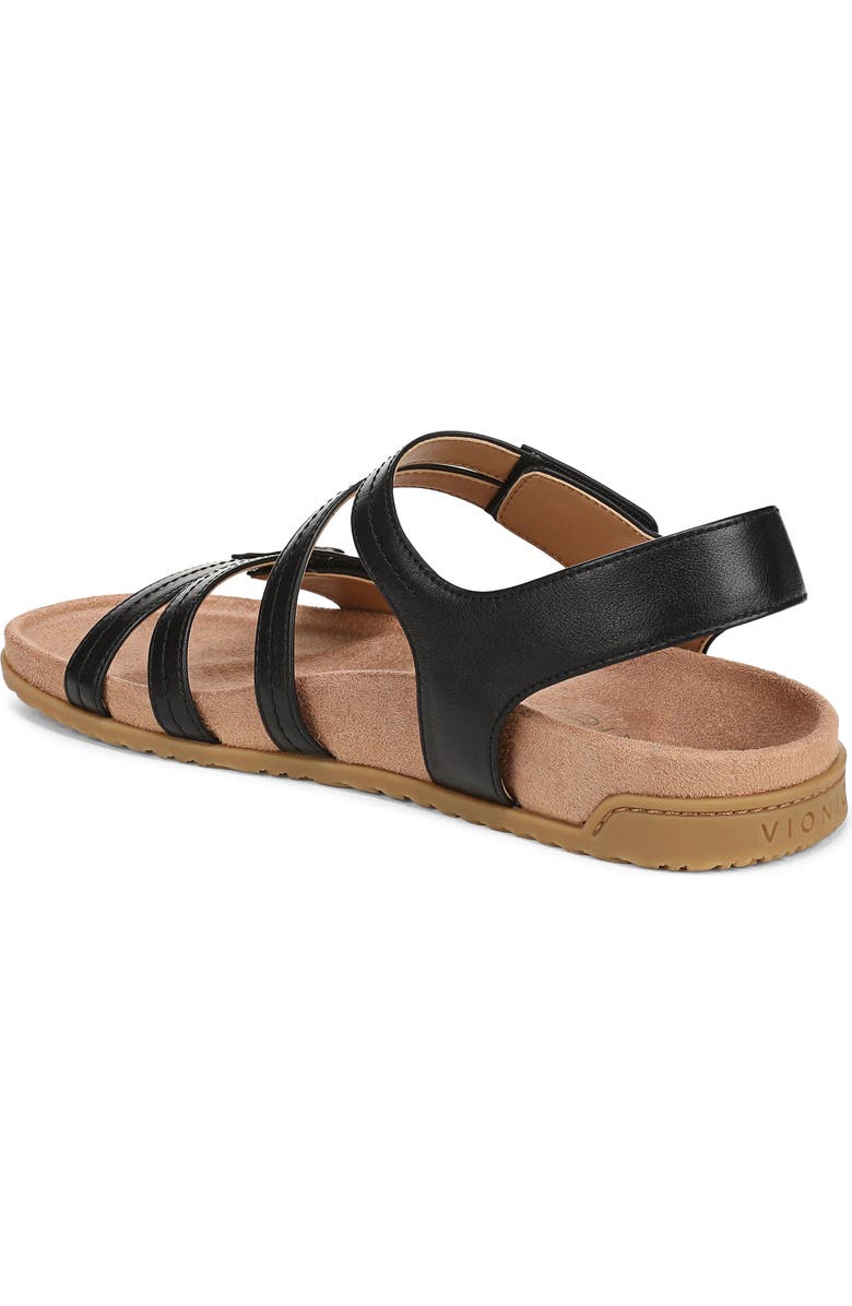 Vionic Essie Ankle Strap Sandal - Multiple Widths Available, Alternate, color, Black
