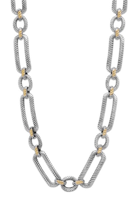 Twisted Cable Paperclip Necklace