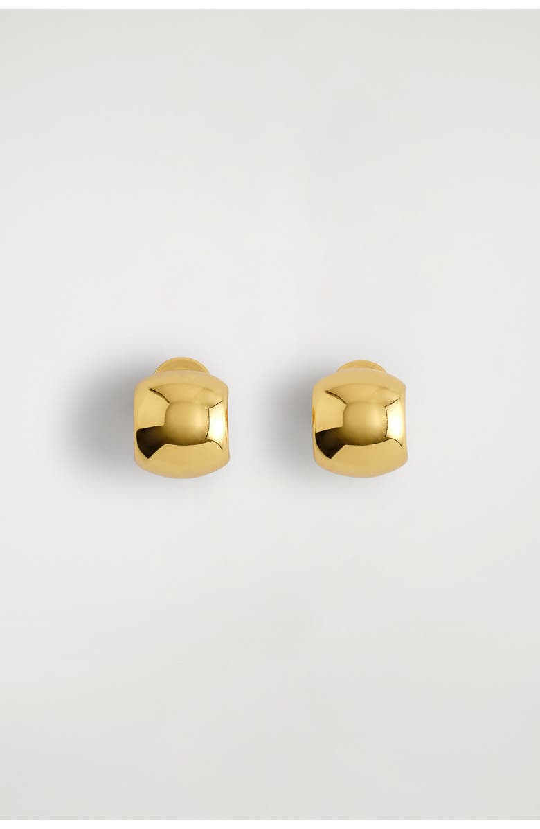 COS Mini Half-Hoop Earrings, Alternate, color, Gold