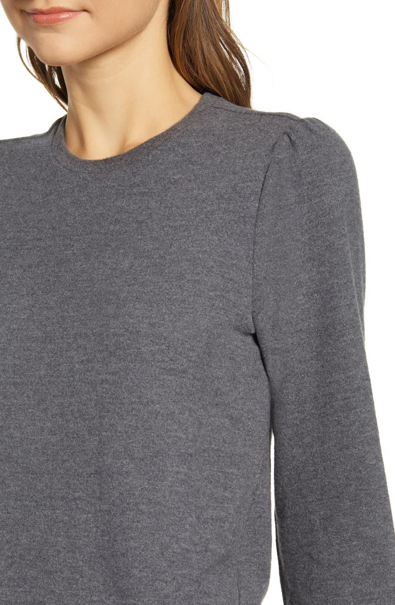 Lucky Brand Cloud Jersey Femme Sleeve Sweater, Alternate, color,
