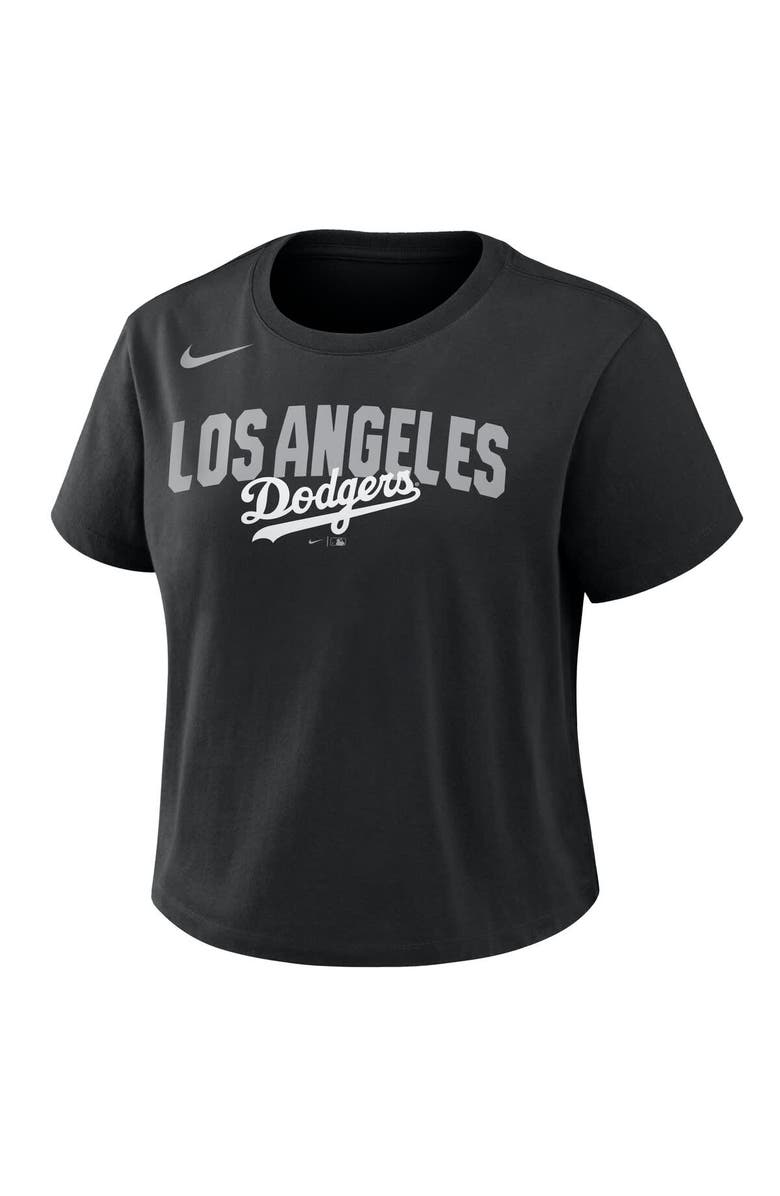 Nike Women's Nike Black Los Angeles Dodgers Mod Cropped T-Shirt, Alternate, color, Black