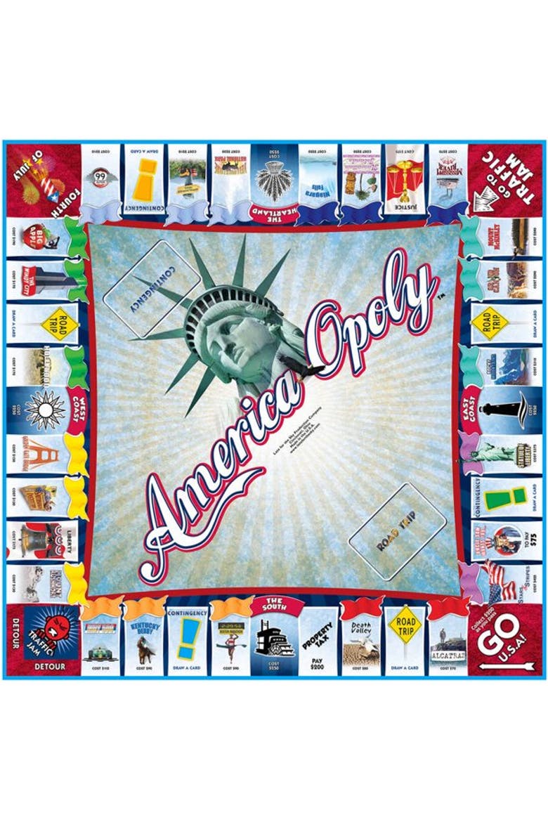 Americaopoly Monopoly Board Game, Alternate, color, Multicolored