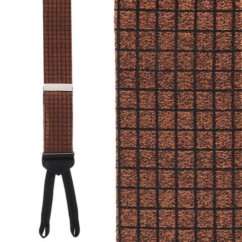 Bradford Neat Square Silk Formal End Suspenders