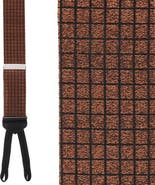 Trafalgar Bradford Neat Square Silk Formal End Suspenders