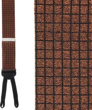 Trafalgar Bradford Neat Square Silk Formal End Suspenders