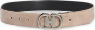 Vince Camuto Squat Horsebit Buckle Reversible Belt