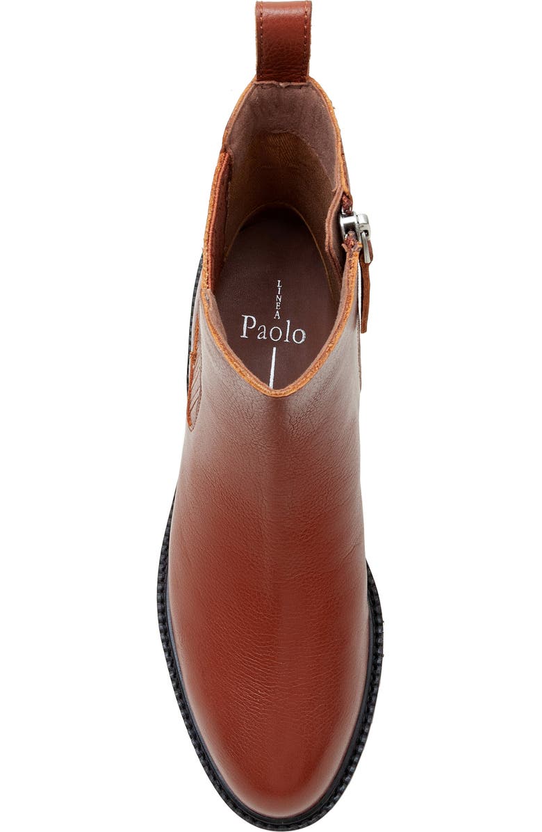 Linea Paolo Tessa Lug Bootie, Alternate, color, Cognac