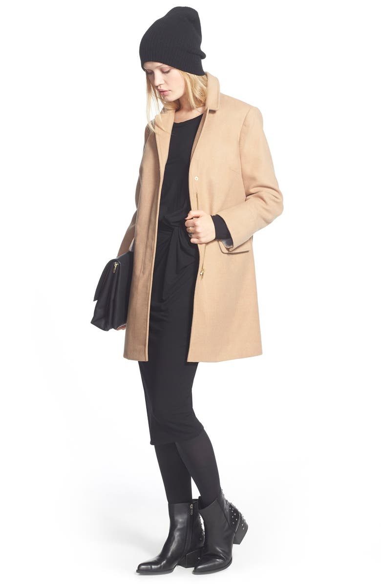 Topshop Knot Front Dress, Alternate, color,