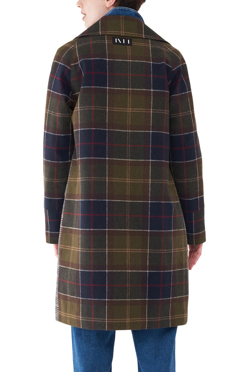 NVLT Mixed Plaid Coat, Alternate, color, 