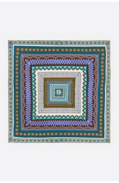 Bimba Y Lola Concentric Borders Lace Scarf In Multi