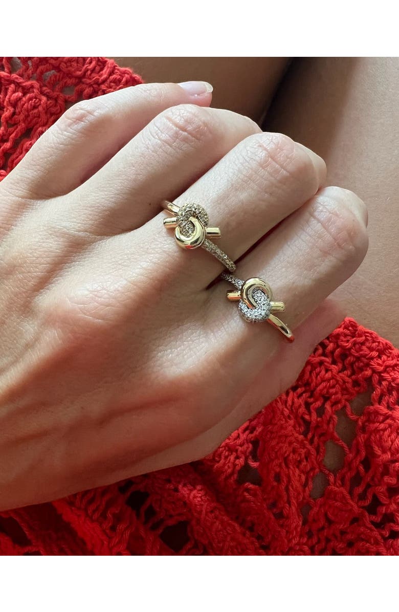 NATIVE GEM Love Knot Ring, Alternate, color, Gold