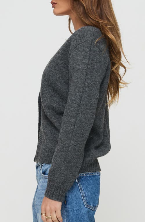 Princess Polly Larkins Cardigan In Grey