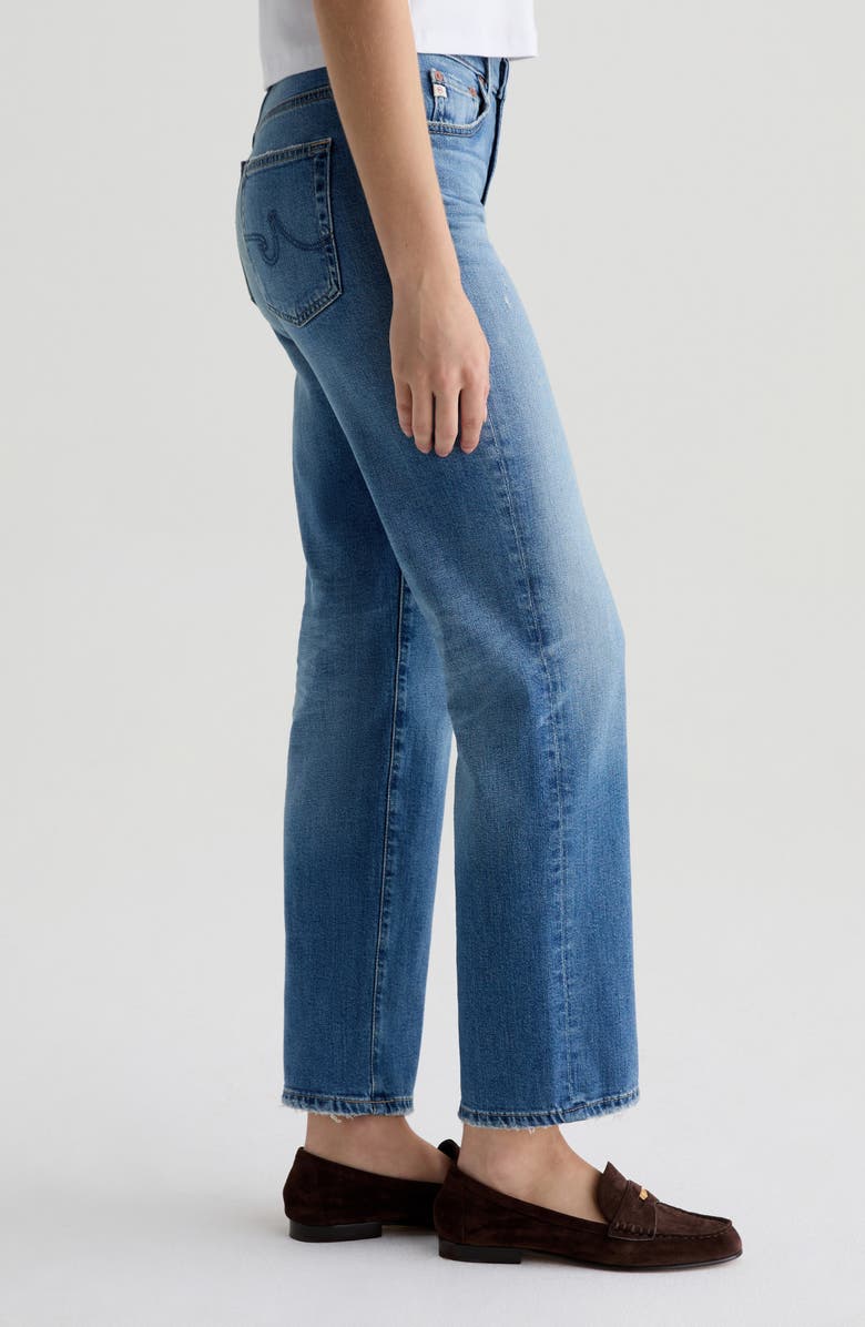 AG Brinley Mid Rise Straight Leg Jeans, Alternate, color, 16 Years Soaring