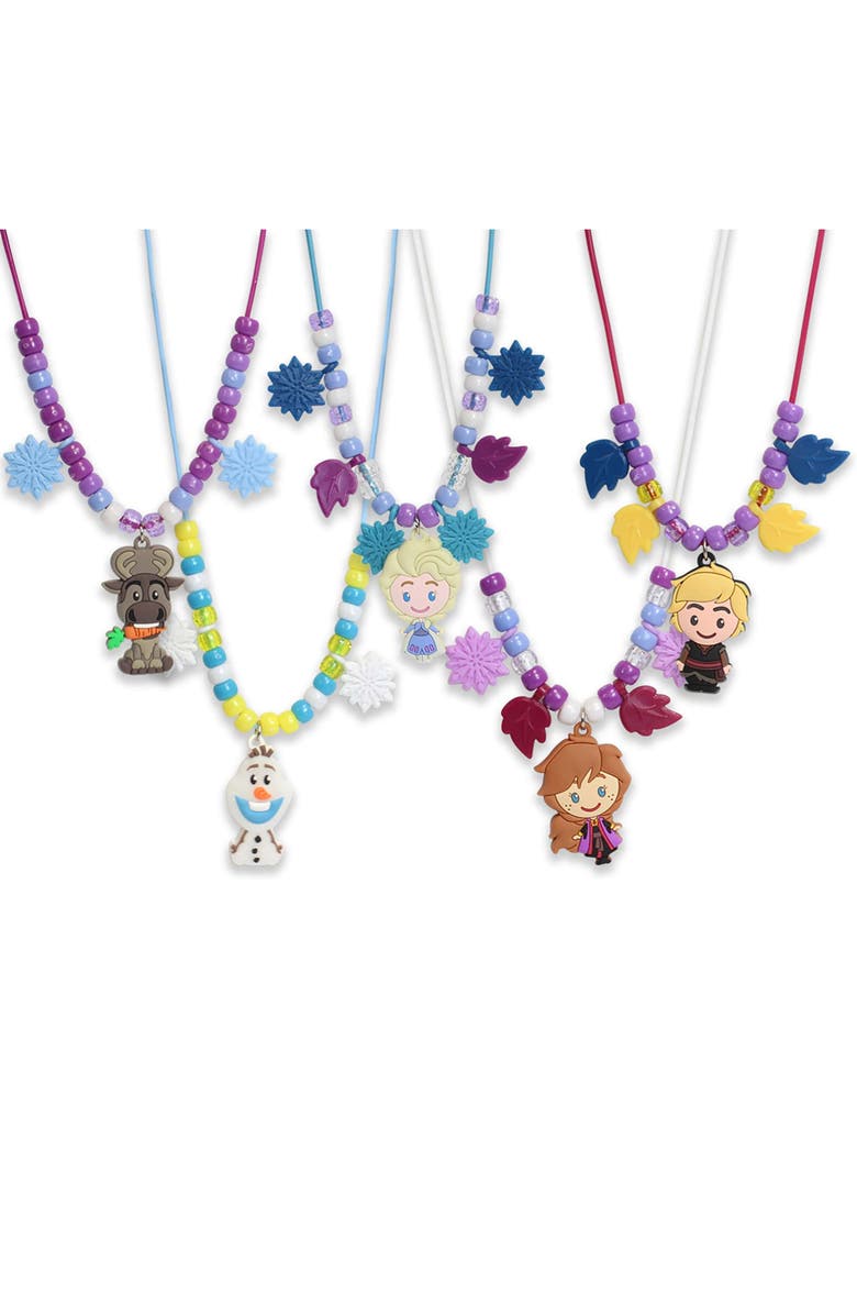 Disney Frozen II DIY Necklace Activity Set with Charms & Beads, Kids Ages 3+, Alternate, color,