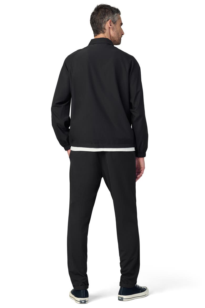The Laird Slim Fit Drawstring Waist Pants, Alternate, color, BLACK