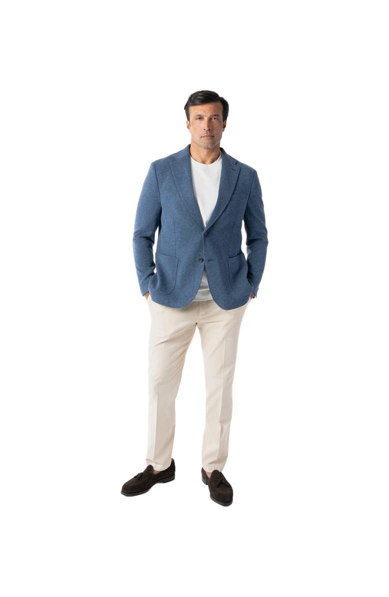Robert Talbott Wright Double Face Knit Blazer, Main, color,