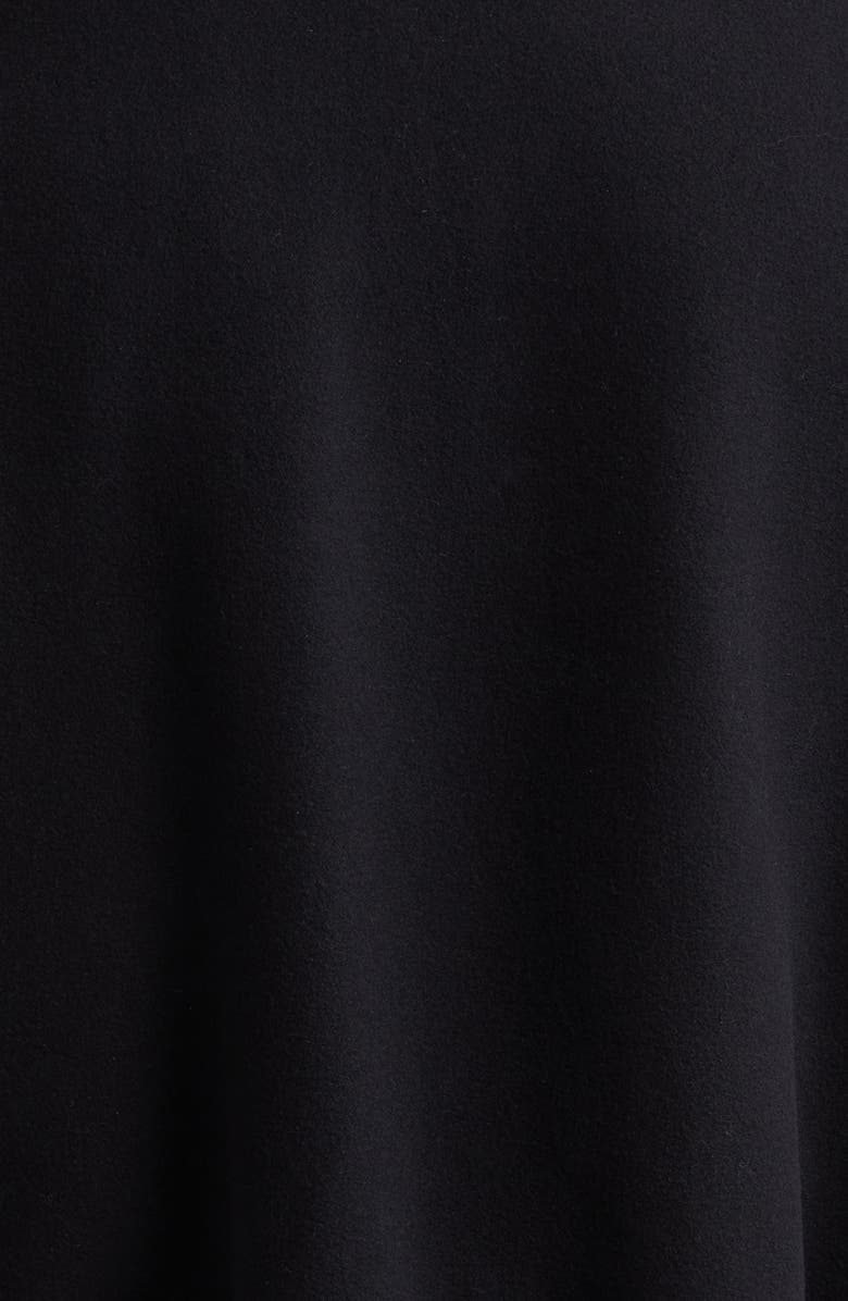 Givenchy Embroidered Logo Mixed Media Leather & Wool Blend Varsity Jacket, Alternate, color, Black/ White