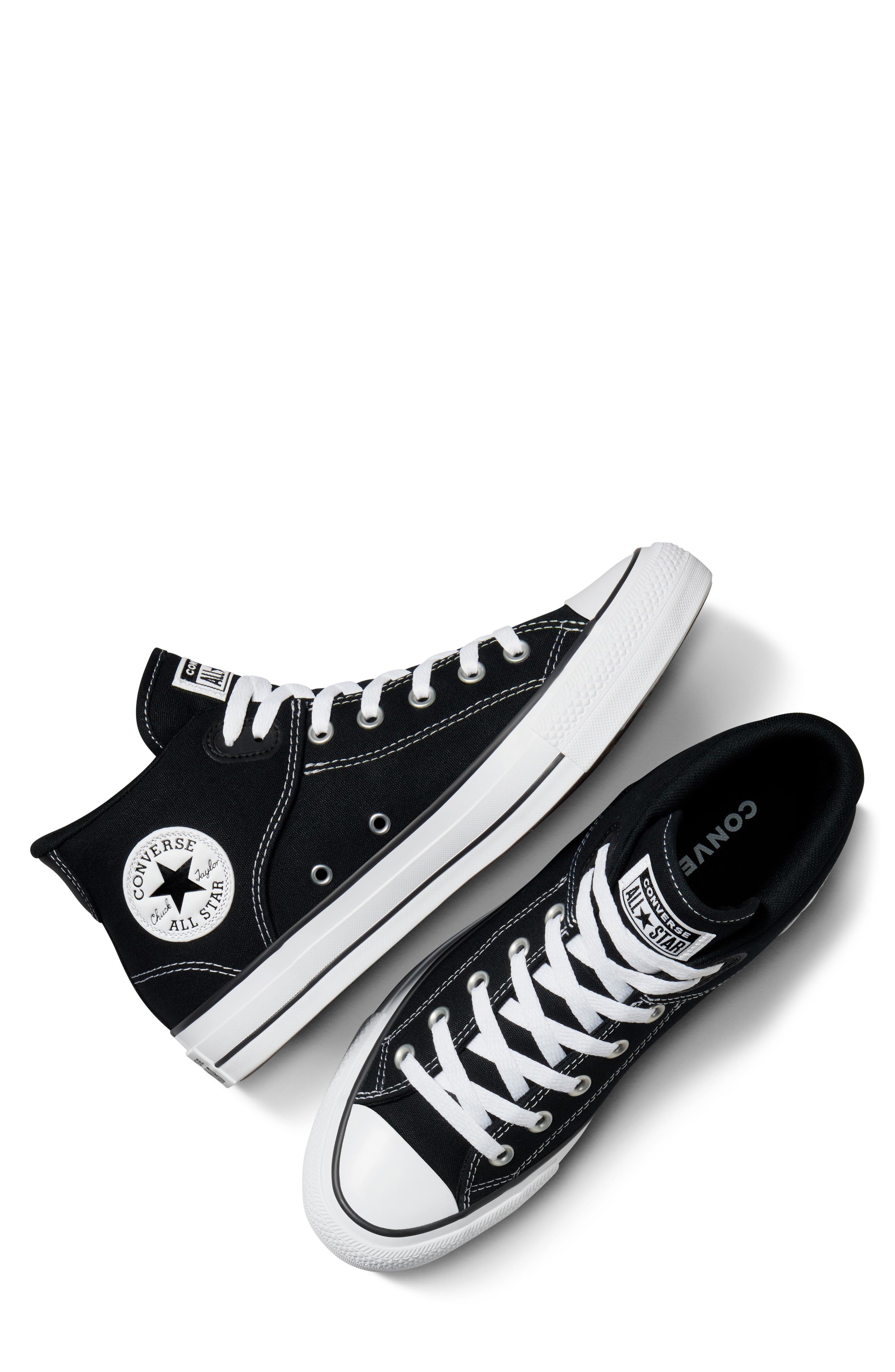 Converse Gender Inclusive Chuck Taylor<sup>®</sup> All Star<sup>®</sup> Tremont Street High Top Sneaker, Alternate, color, Black/ White/ Black