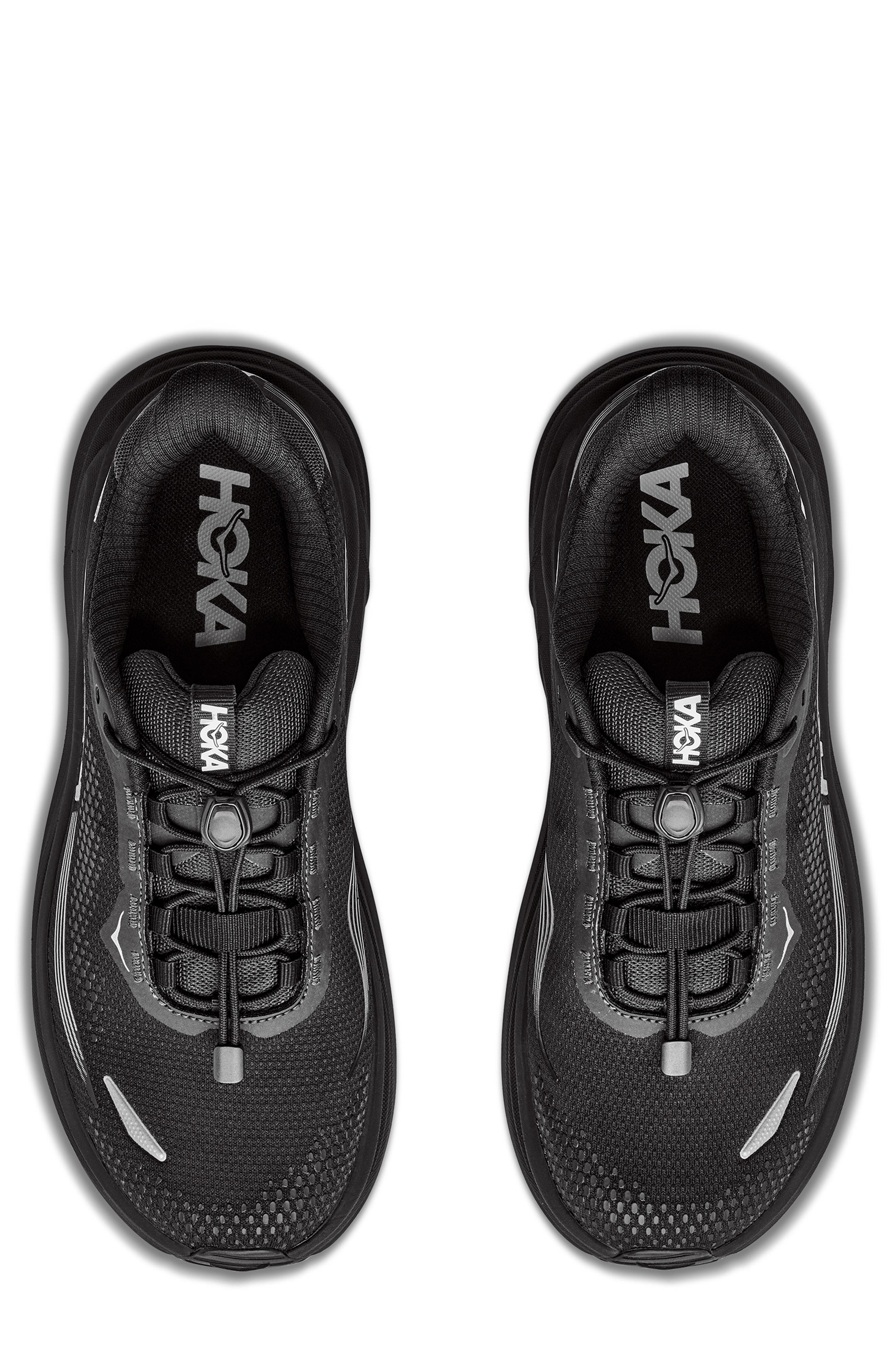 Clifton 11 Gore-Tex Water Repellent Running Shoe, Alternate, color, BLACK / BLACK