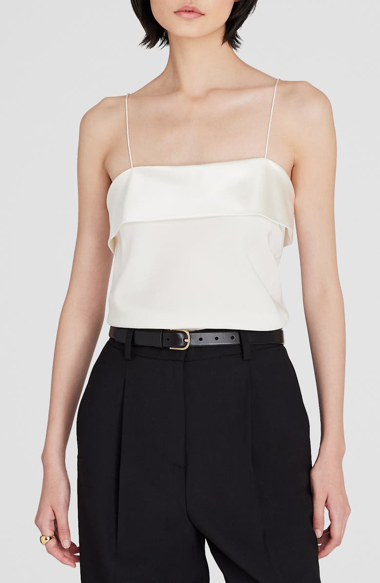 Club Monaco Mulberry Silk Charmeuse Camisole, Main, color, 