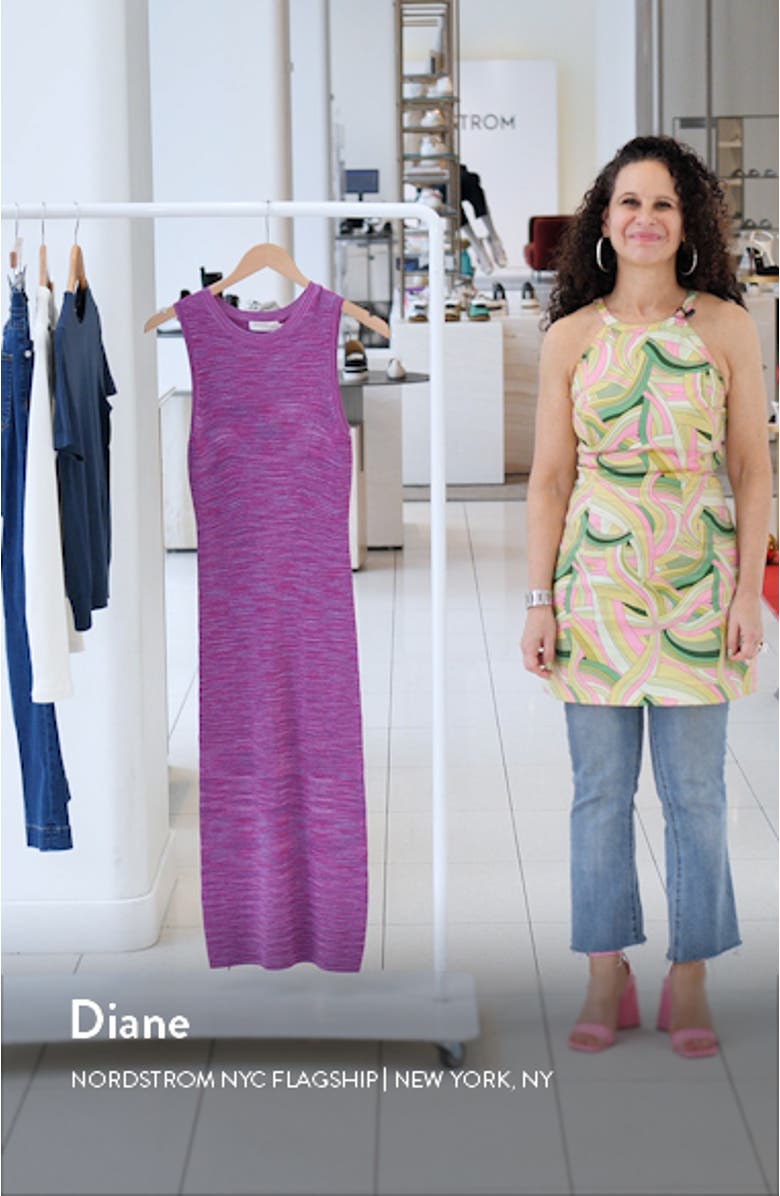 Priscilla Space Dye Knit Dress, sales video thumbnail