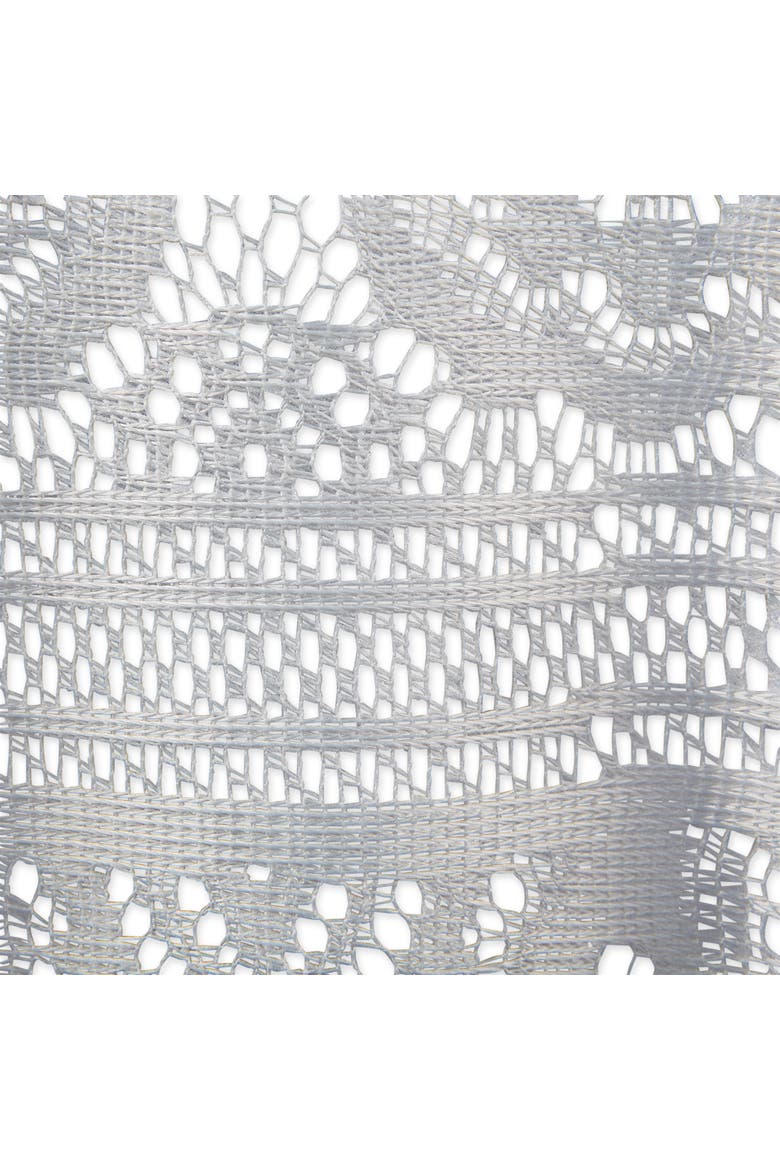 Cream Vintage Polyester Lace Tablecloth 63 Round, Alternate, color, Cream