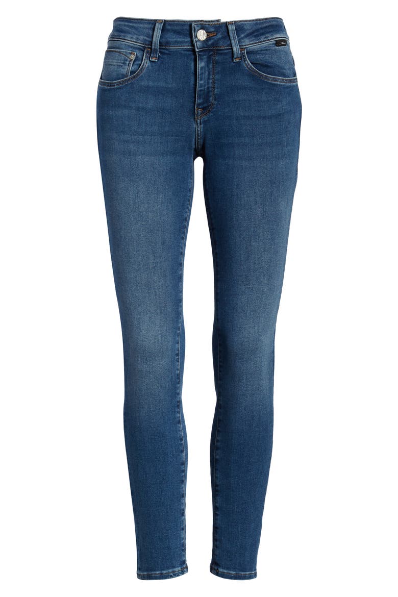 Alexa Skinny Jeans, Alternate, color, MID SUPERSOFT