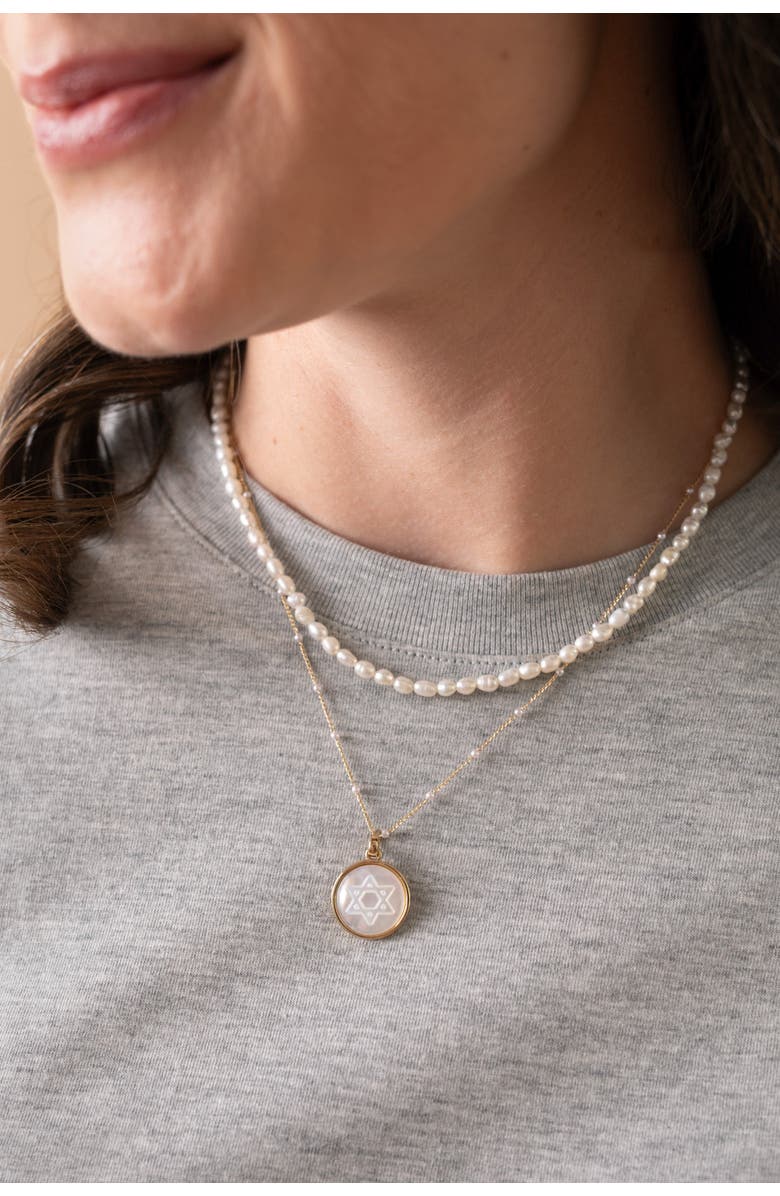 Alex and Ani Freshwater Pearl Necklace, Alternate, color, Pearl