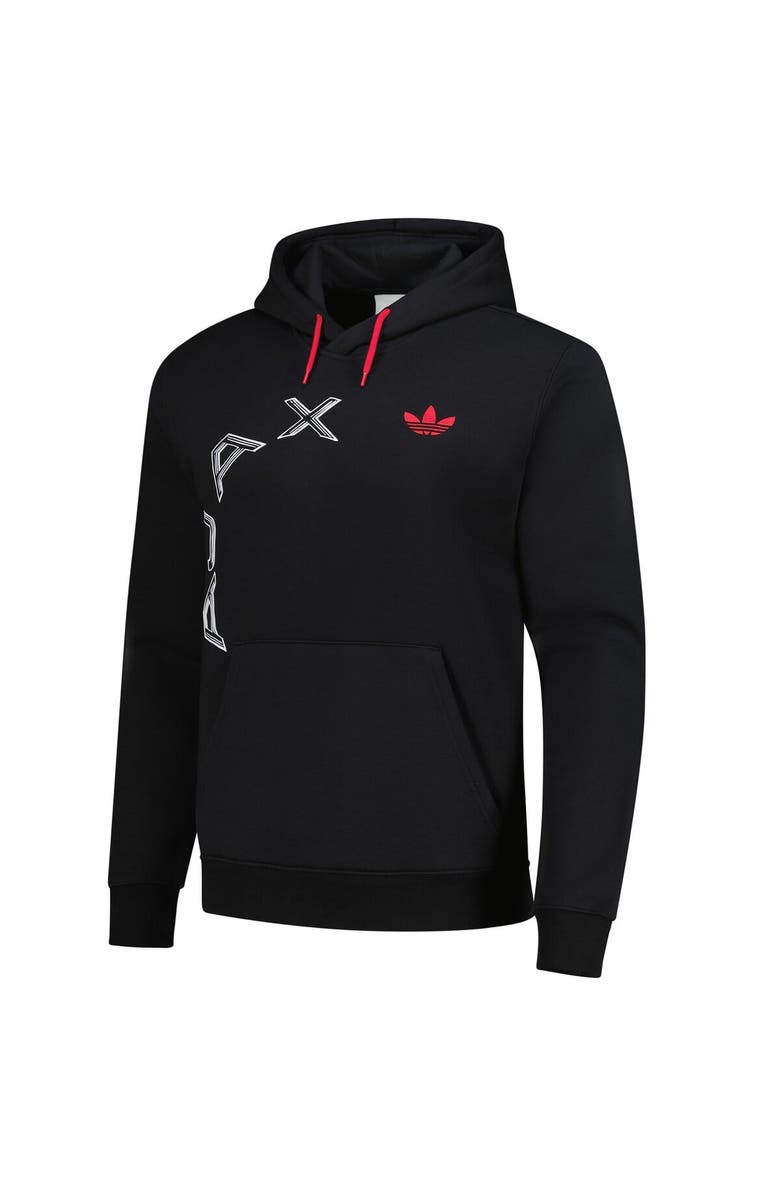 adidas Men's adidas Black Ajax Culturewear Graphic Pullover Hoodie, Alternate, color, Black