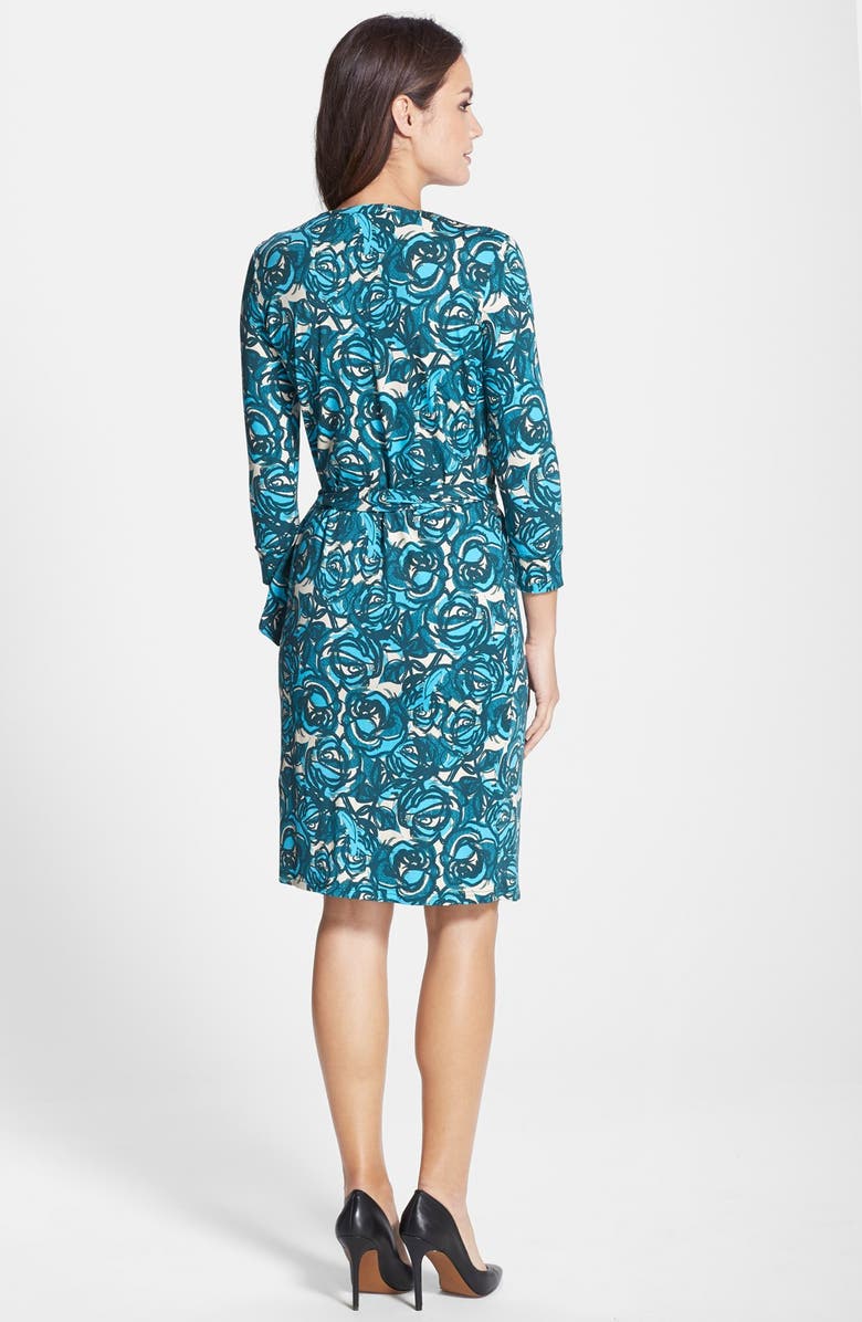 Felicity & Coco Print Jersey Wrap Dress, Alternate, color, 