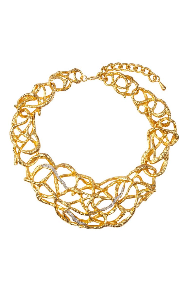 Susan Caplan 1994 Vintage Elizabeth Taylor Precious Vine Necklace, Main, color, Precious Vine