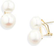 Shashi Bianca Double Pearl Earrings