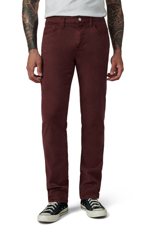 Joe's The Brixton Twill Chinos In Brown