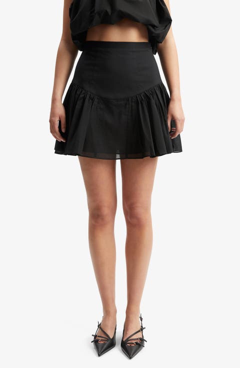 Amorette Cotton Miniskirt