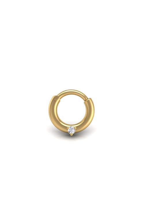 Seed2stone Solo Flat Hoop In Gold