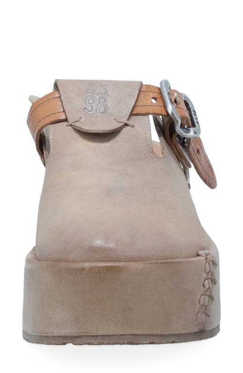 As98 A.s.98 Monroe Platform Clog In Brown