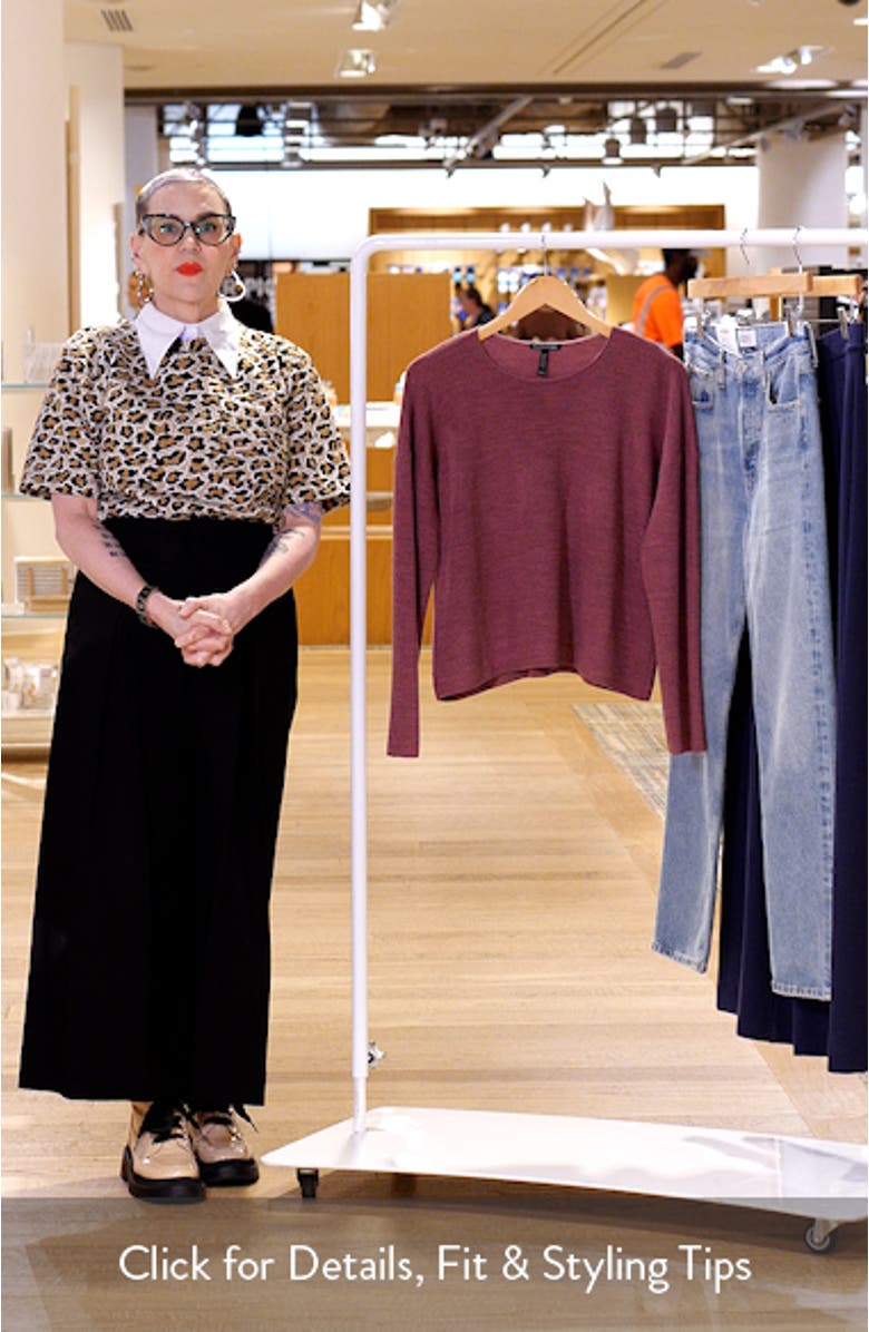 Crewneck Wool Sweater, sales video thumbnail