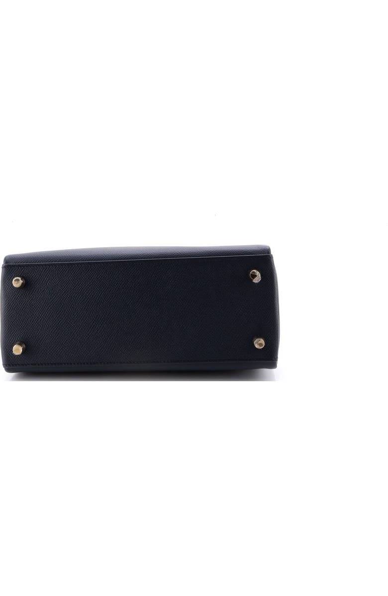 Pre-Owned Hermes Kelly Handbag Blue Epsom with Gold Hardware 25, Alternate, color, Indigo