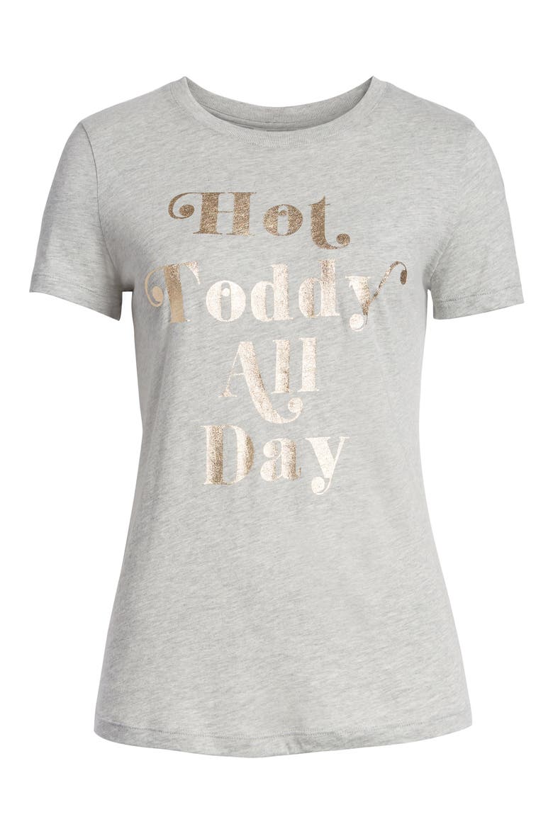 Short Sleeve Graphic Tee, Alternate, color, GREY- GOLD HOT TODDY
