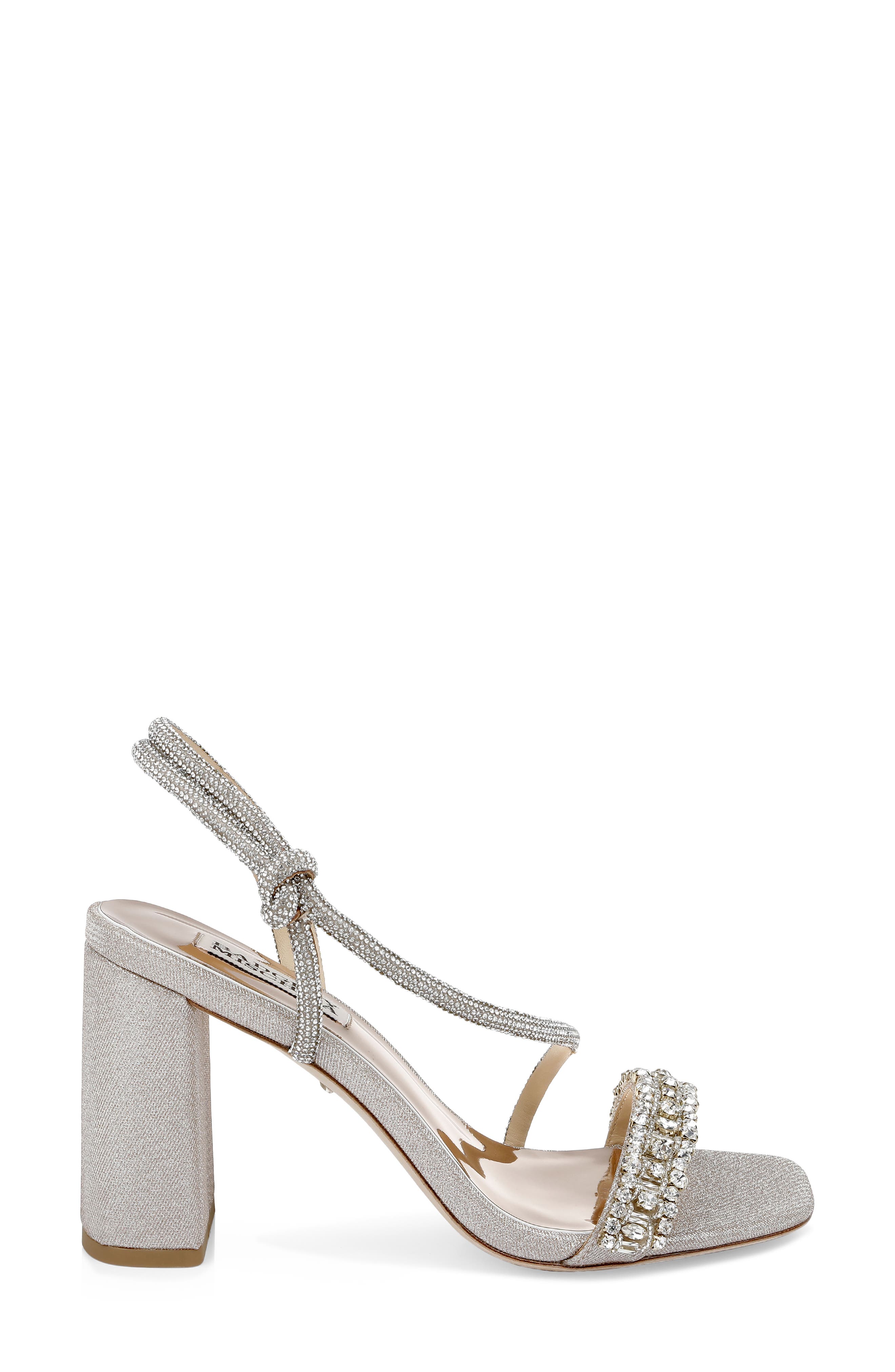 Badgley Mischka Collection Naomi Slingback Sandal, Alternate, color, Champagne
