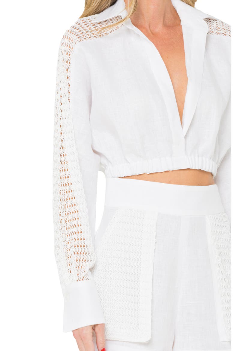 Elianne Top, Alternate, color, Optic White