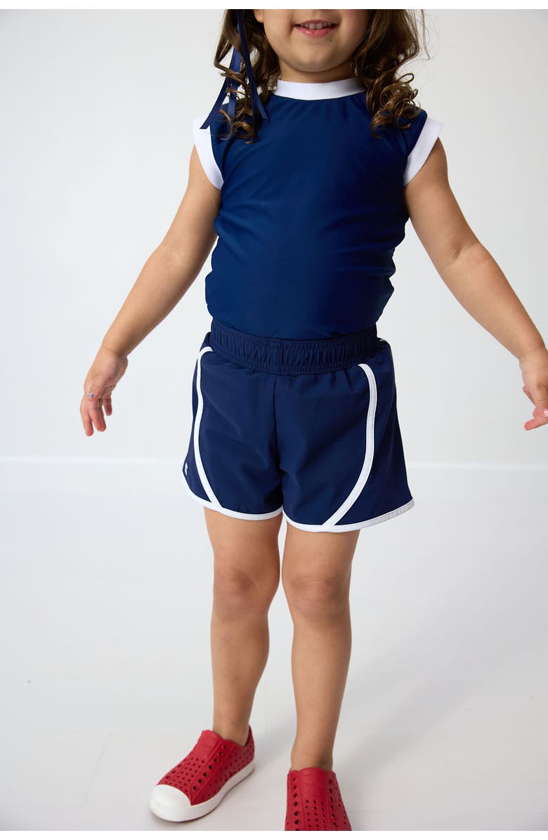 Courtside Kids Girls Twirly Skort, Alternate, color, Navy