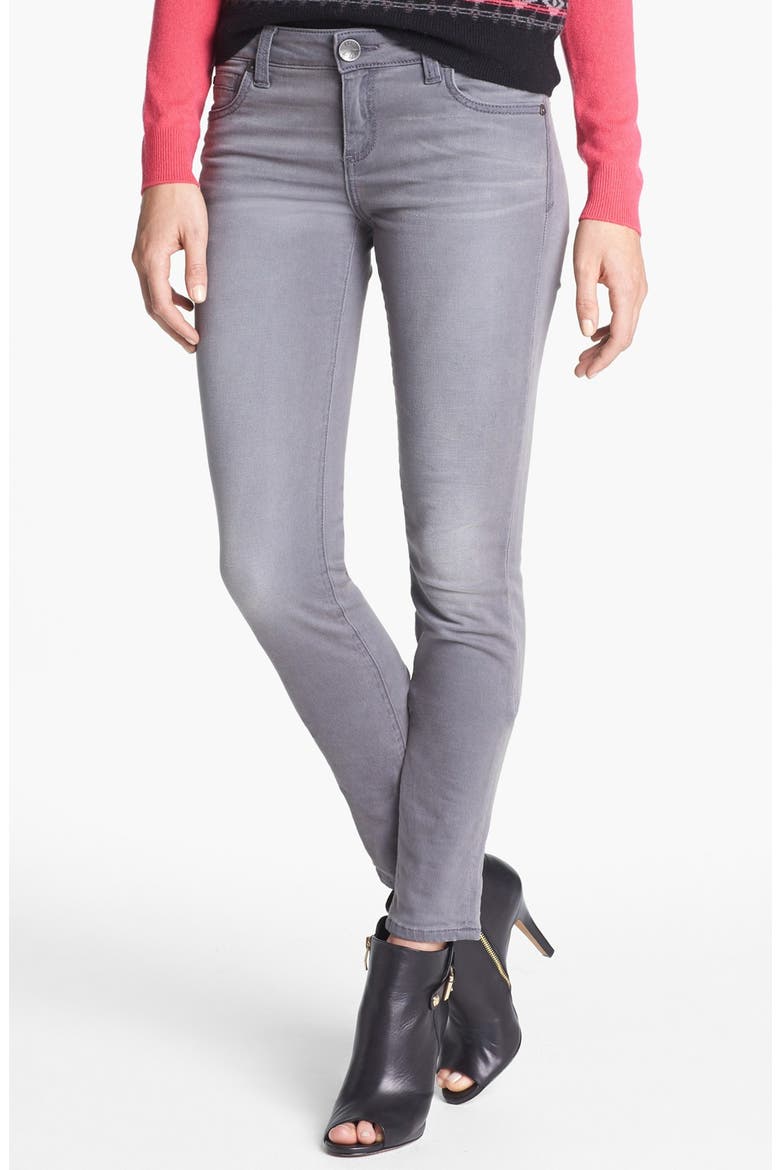 'Mia' Skinny Jeans, Main, color, GREY