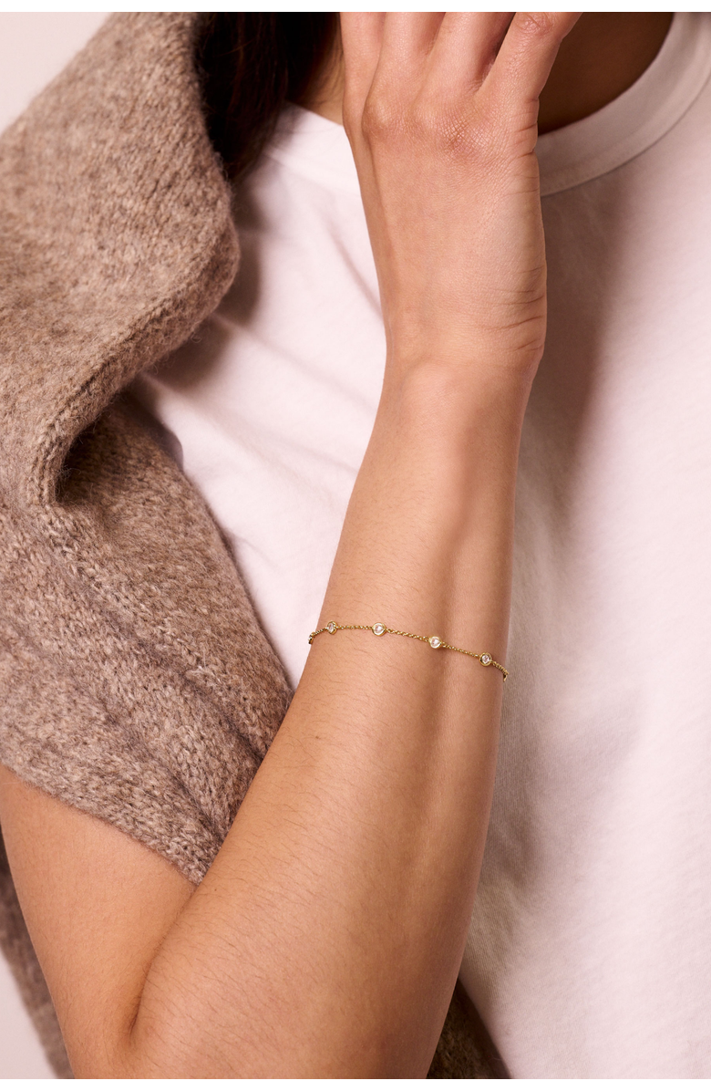 Electric Picks Strand Bracelet, Alternate, color, Gold