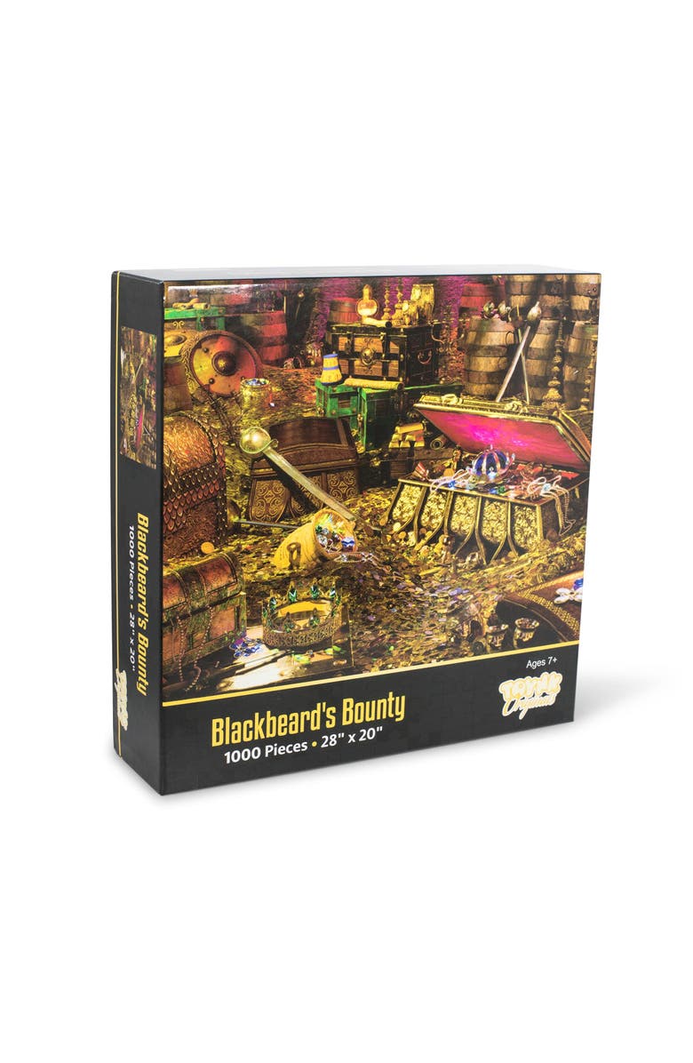 Toynk Blackbeard's Bounty Pirate Treasure Puzzle | 1000 Piece Jigsaw Puzzle, Main, color, Multi-Color