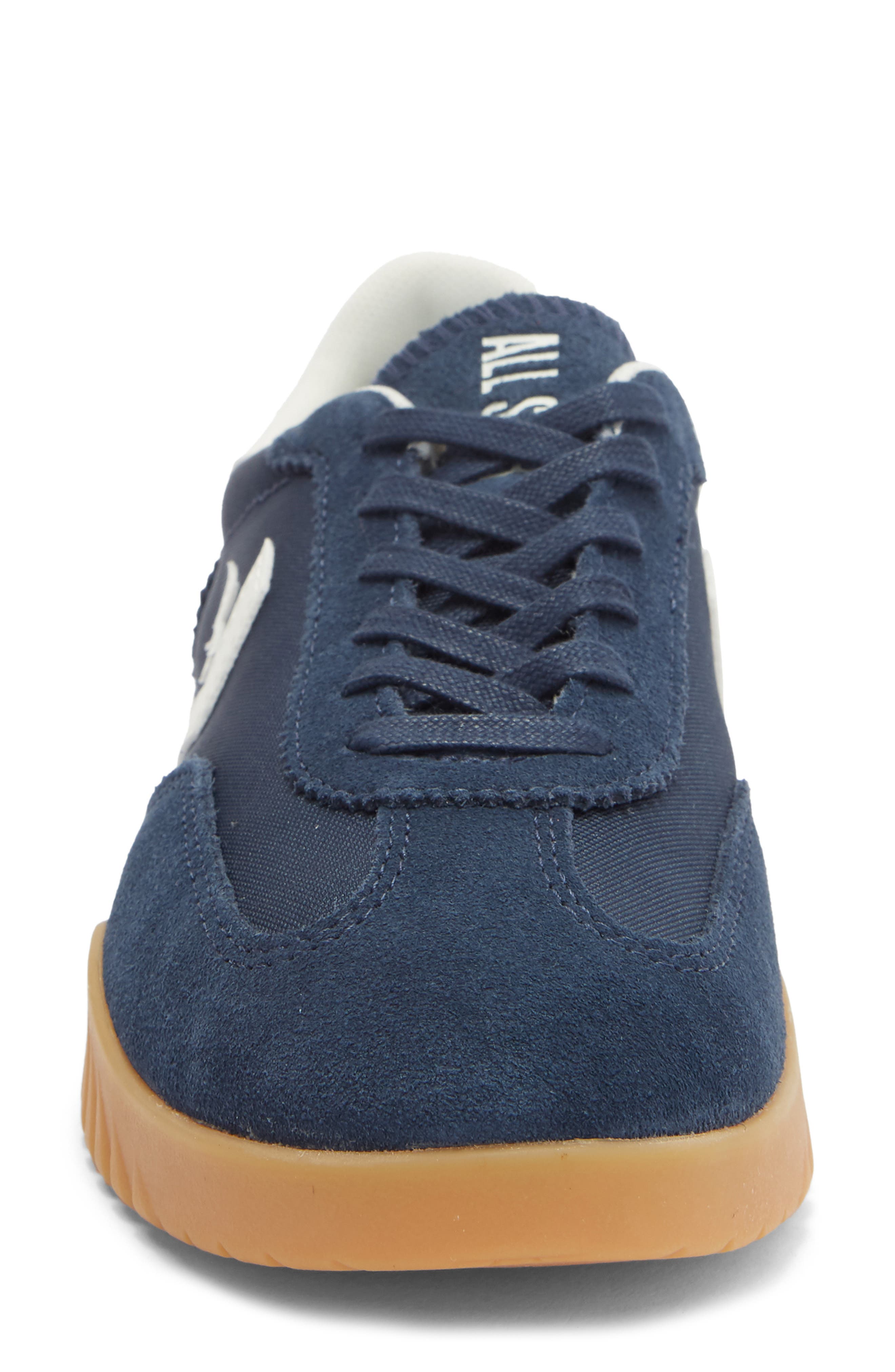 Run Star Trainer Low Top Sneaker, Alternate, color, NAVY/ EGRET/ GOLD