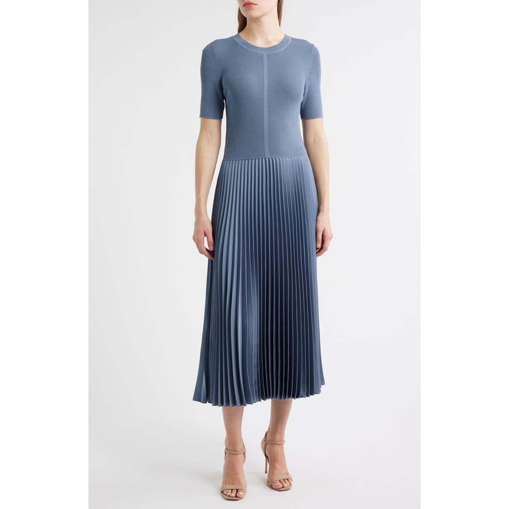 Hugo Boss Fadridi Dress In Blue