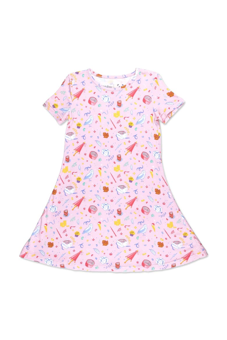 Kids' Happee Birthdae Harry Short Sleeve Dress, Main, color, Happee Birthdae Harry