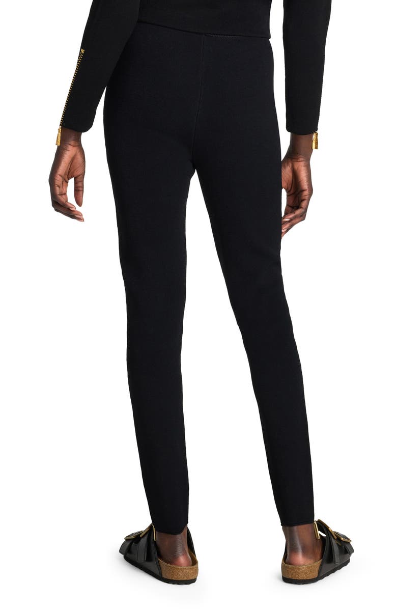 St. John Evening Signature Trompe l'Oeil Leggings, Alternate, color,