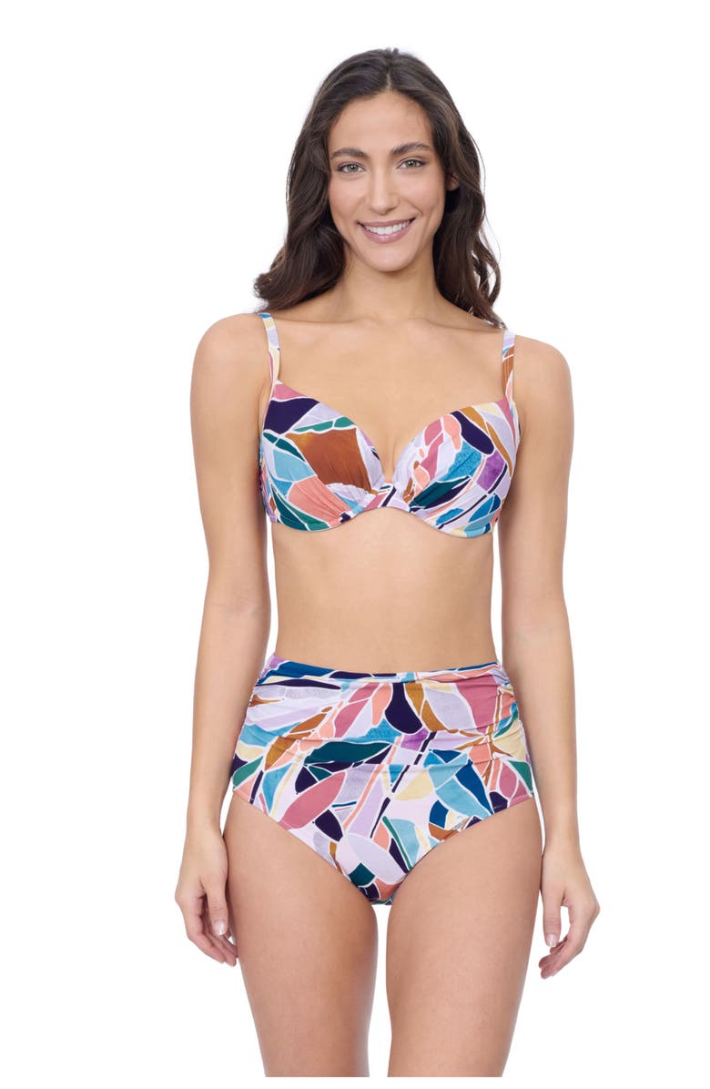 Profile by Gottex Aura D Cup Bikini Top, Main, color, Multi